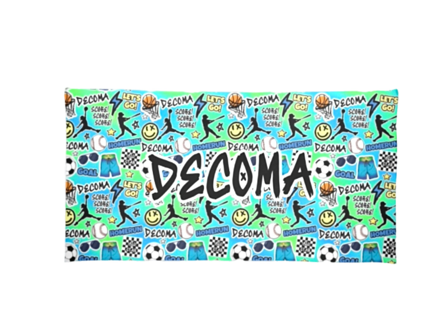 Decoma neon beach towel