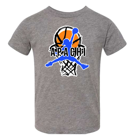 Apachi/ Apachi Village boys basketball tee