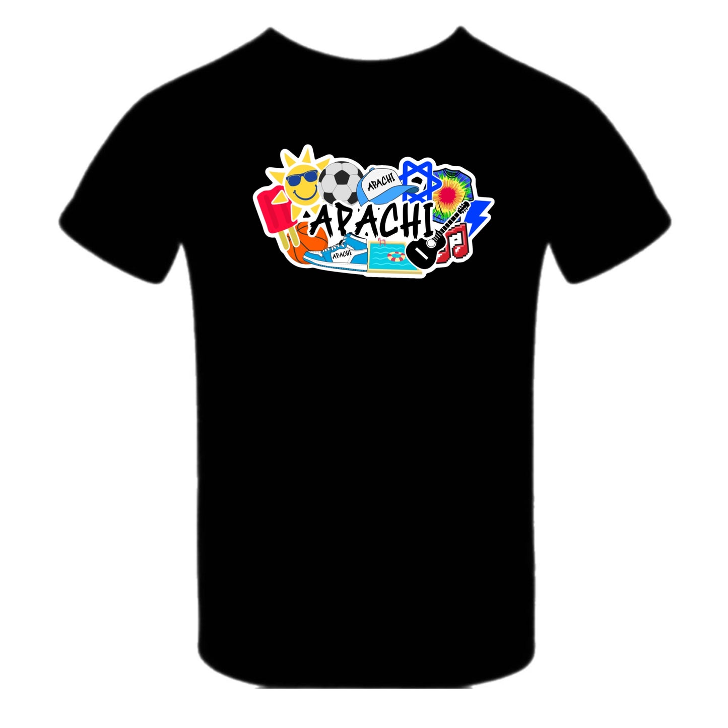 Boys Apachi collage tee