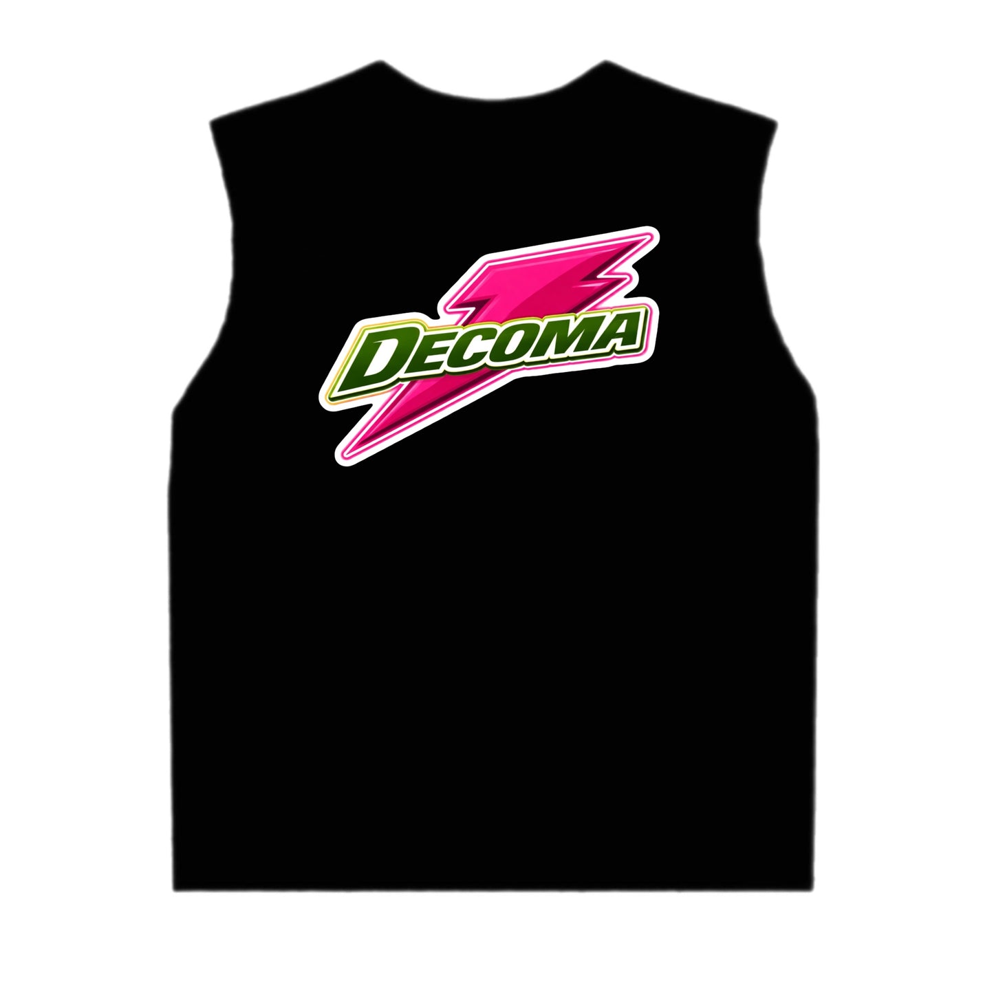 Decoma Girls/women pink bolt tank