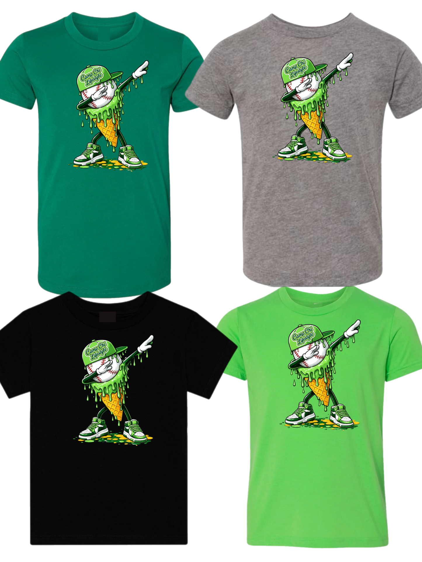 Camp Chi ice cream drip tee