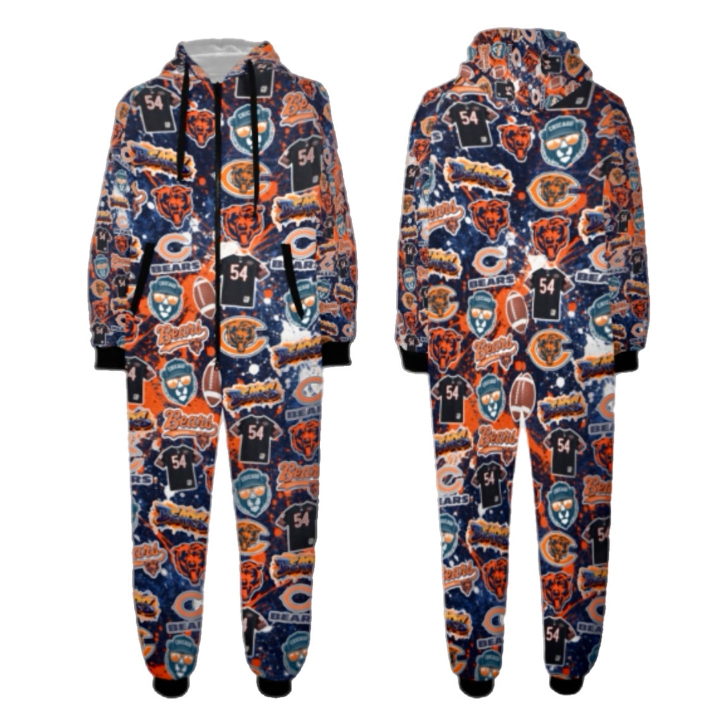 Bears Unisex Fleece Zip-Up