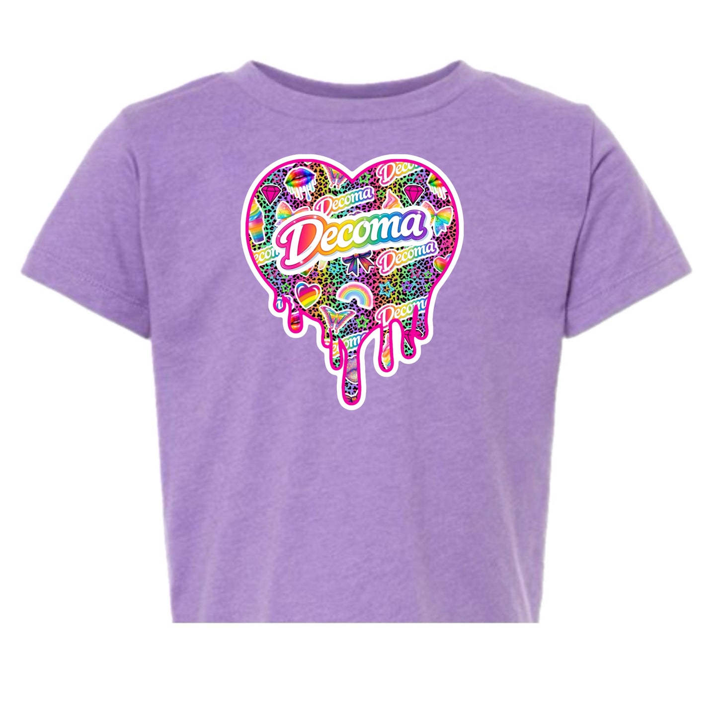 DECOMA Girls/women drippy heart