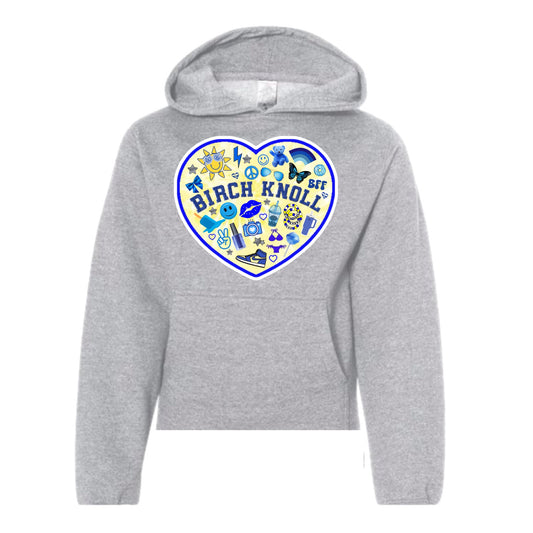 Birch Knoll heart hoodie