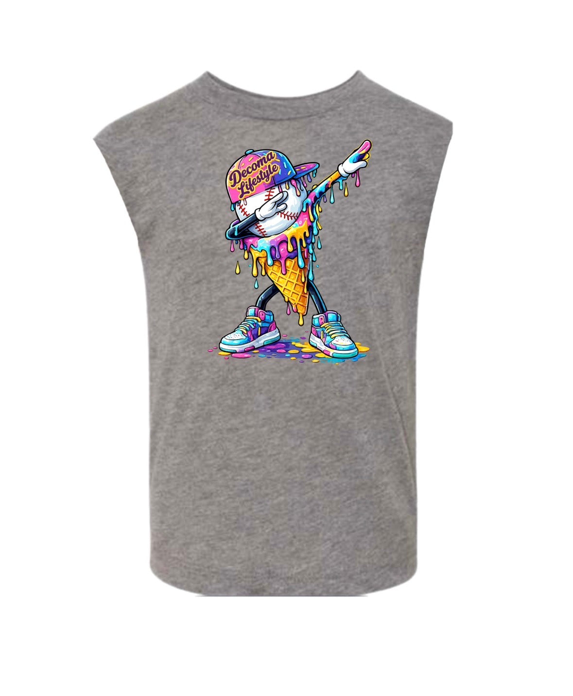 Decoma boys/adults ice cream lifestyle tank