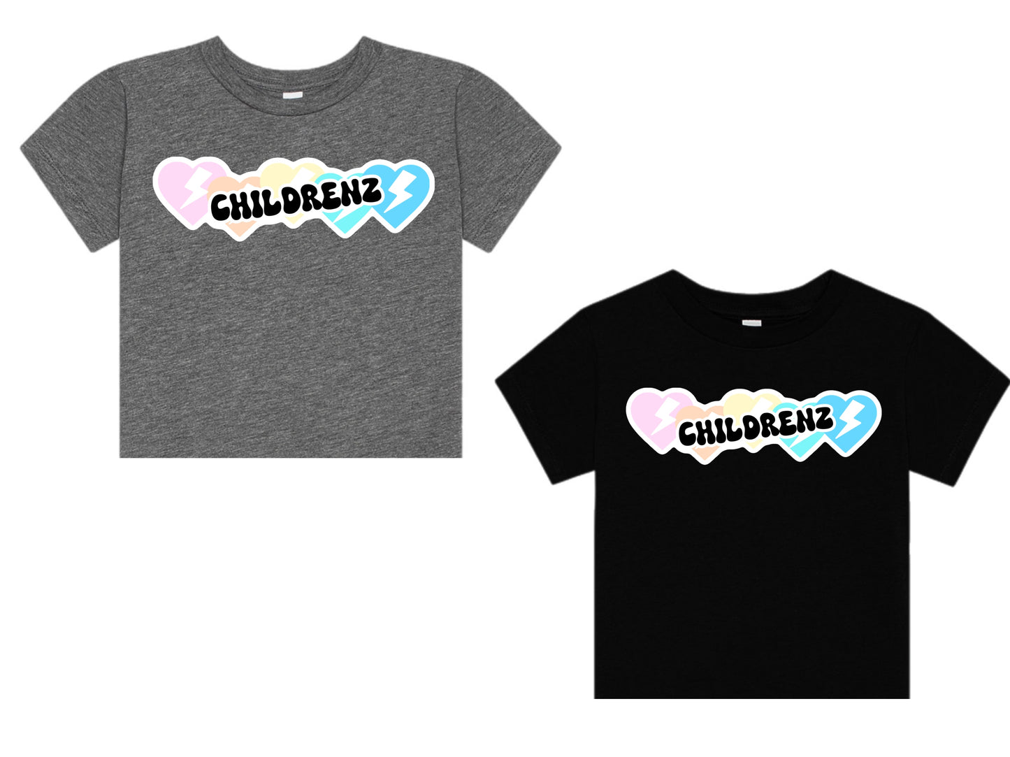 Childrenz Center pastel hearts tee