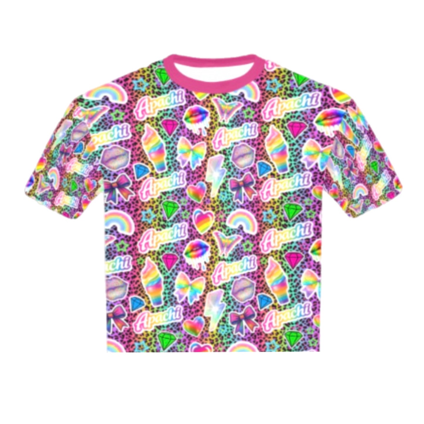 Apachi/ Apachi Village Girls all over print tee