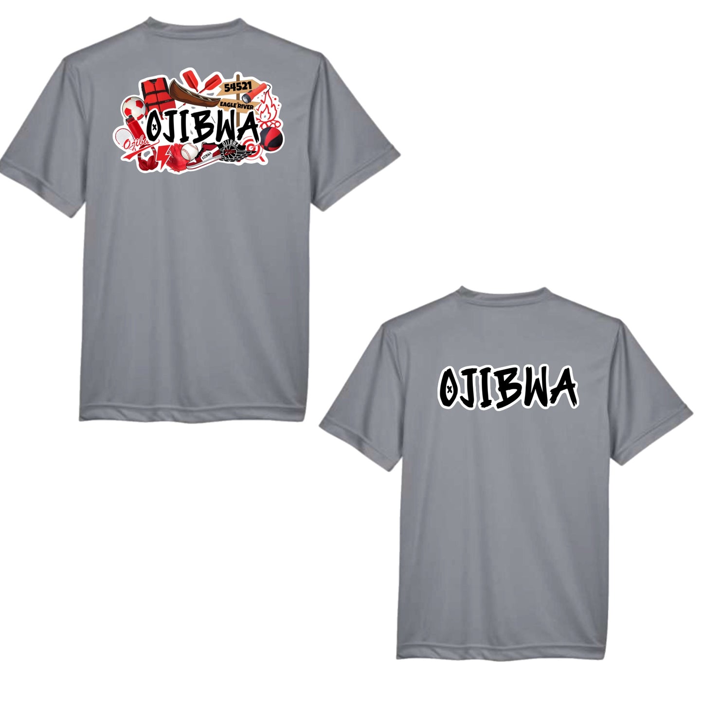 Ojibwa graffiti performance tee