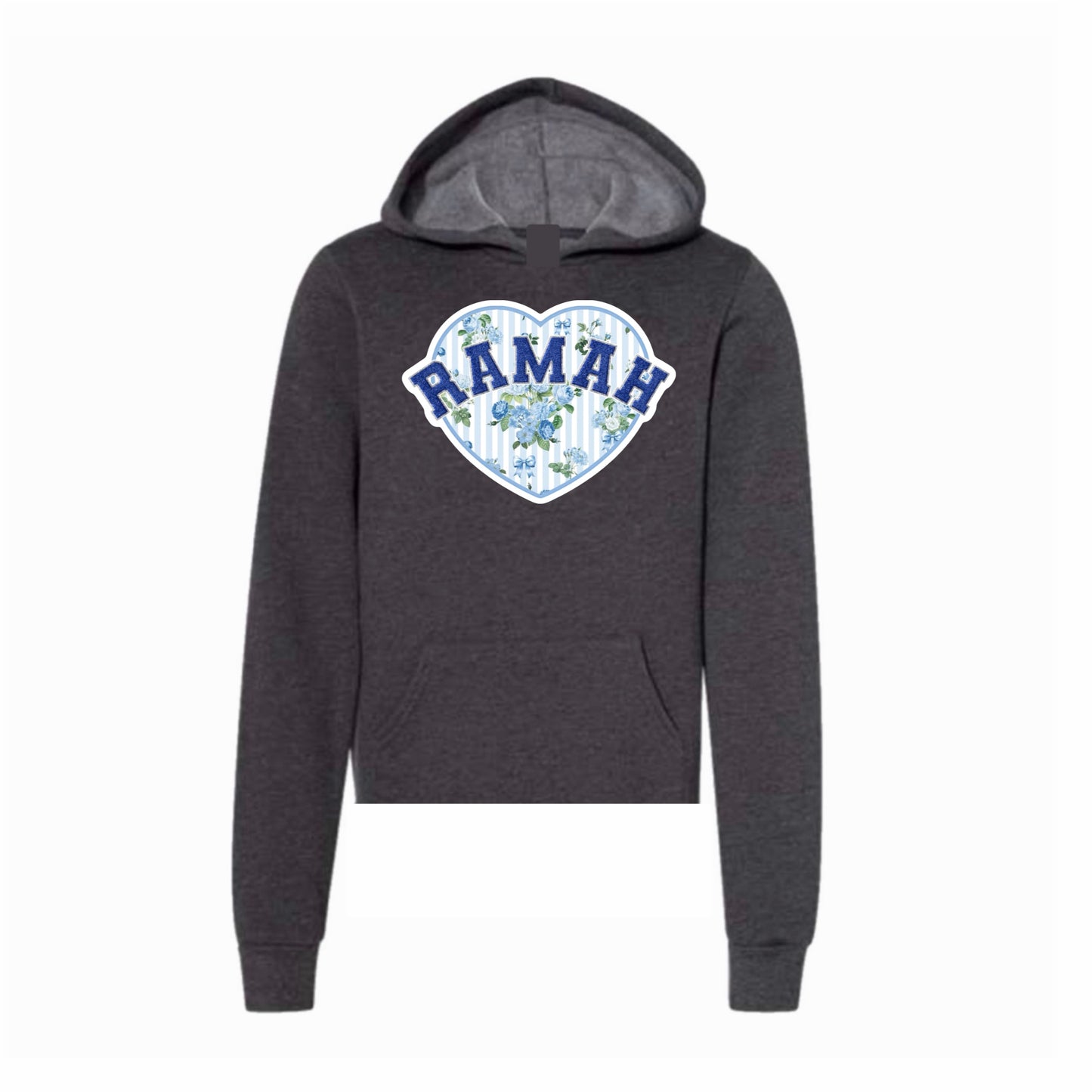 Ramah floral heart hoodie