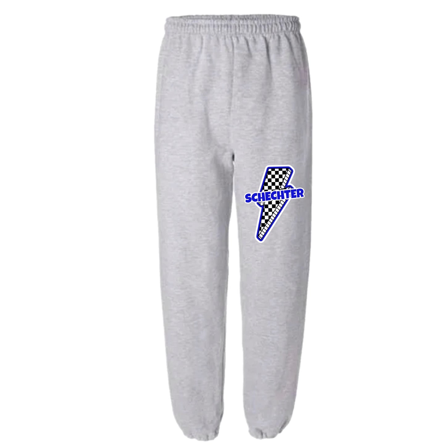 Schechter boys checkered bolt joggers