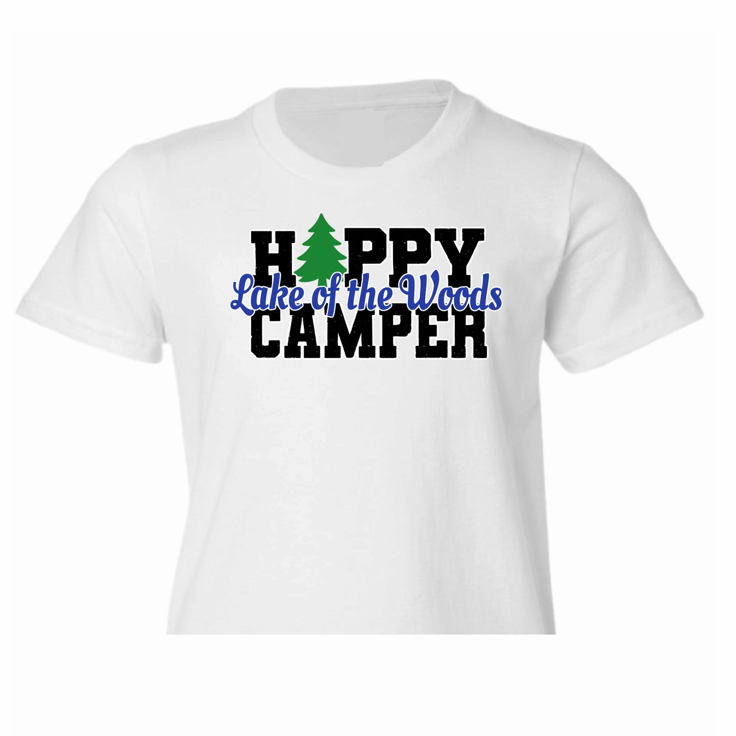Lake of the Woods happy camper tee