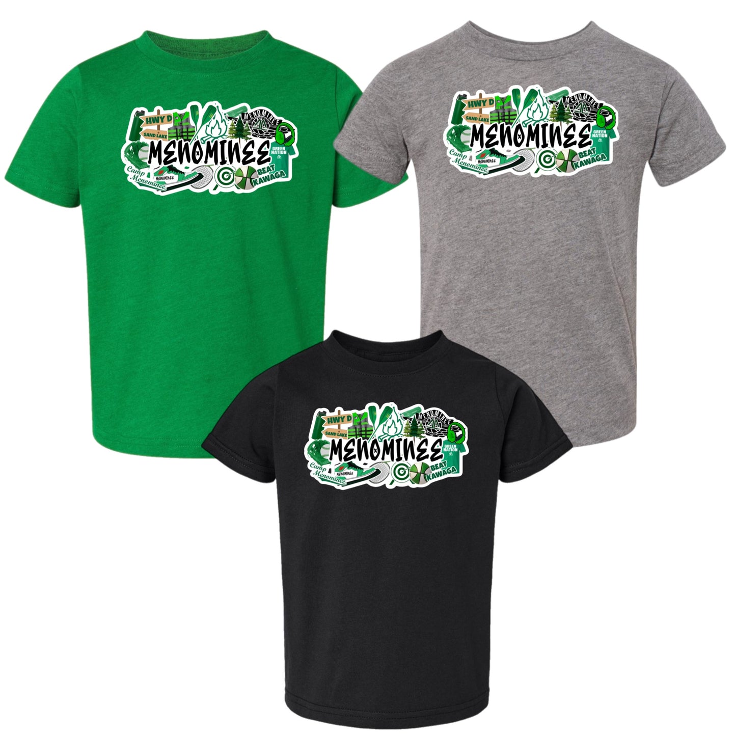 Menominee graffiti tee