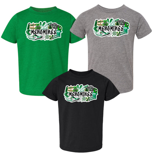 Menominee graffiti tee