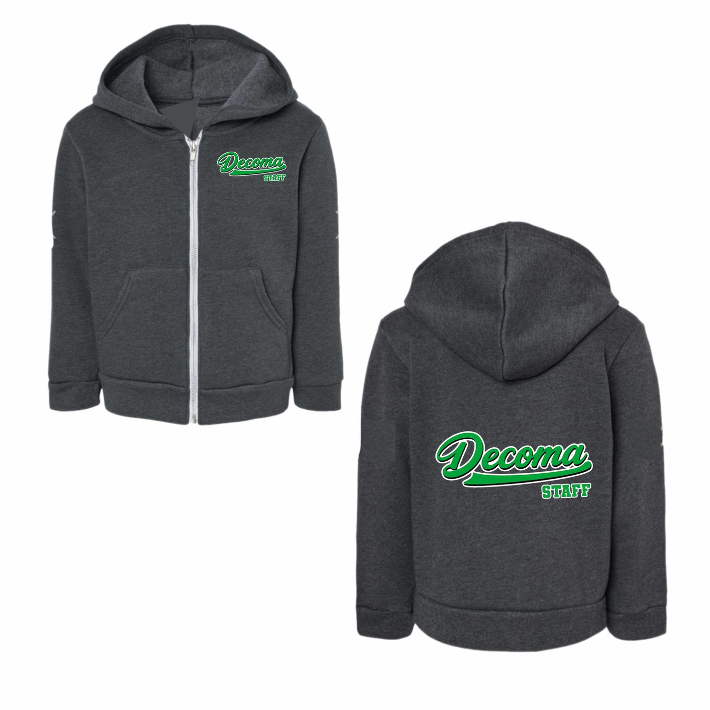 DECOMA STAFF  zip hoodie