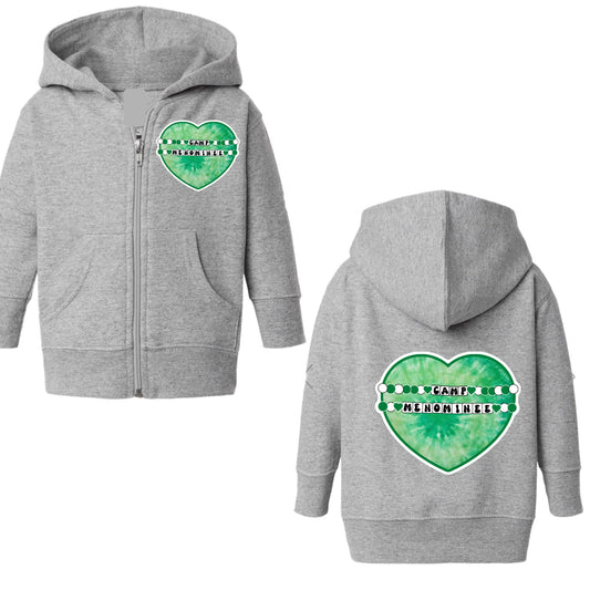 Womens Menominee bracelet zip hoodie