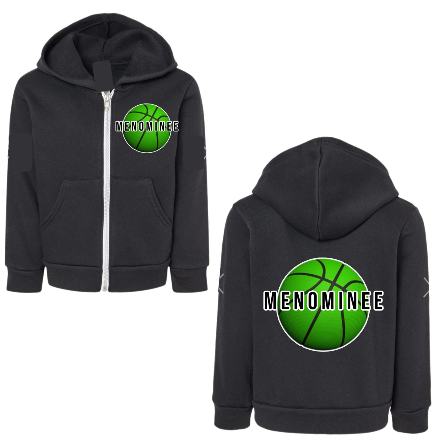 Menominee boys zip hoodie