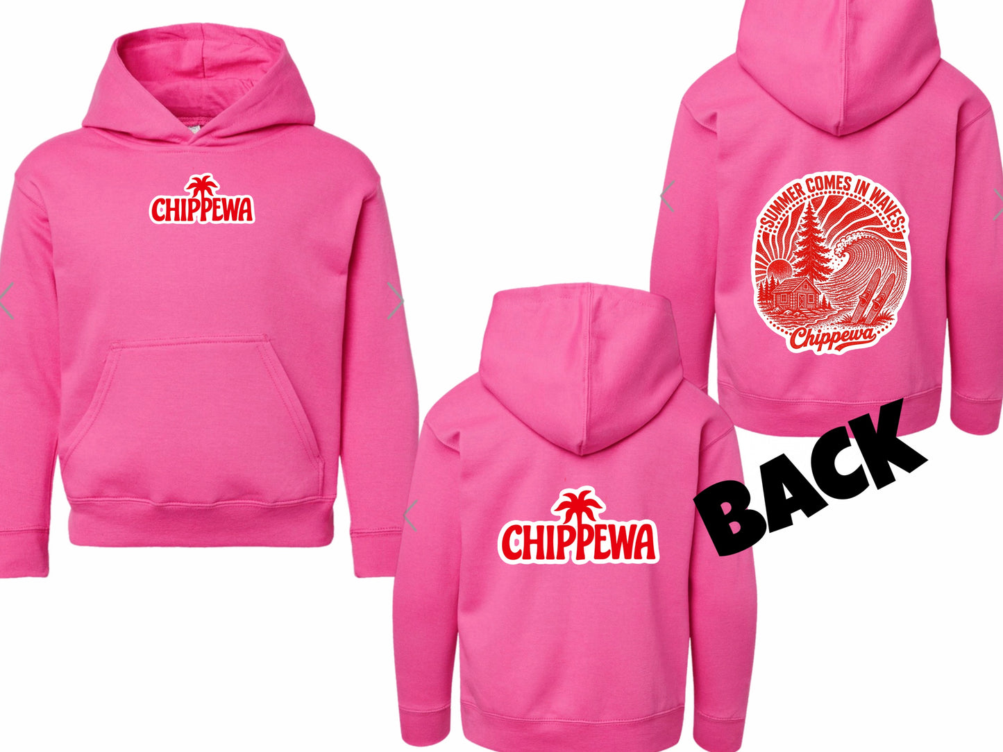 Chippewa palm hoodie