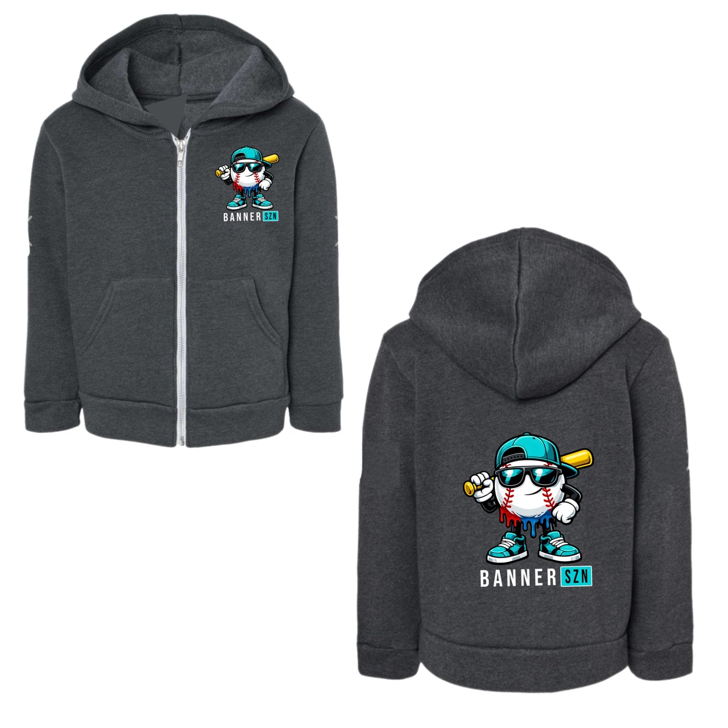 BANNER boys Banner SZN zip hoodie