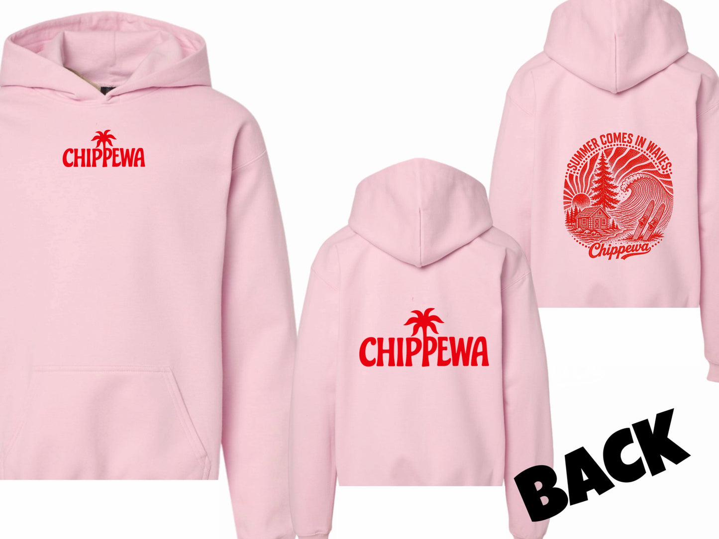 Chippewa palm hoodie