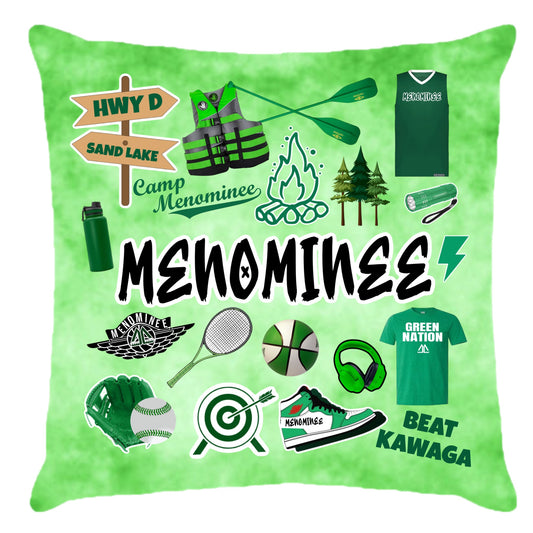 Menominee throw pillow