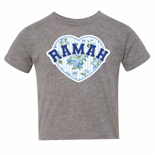 Ramah floral heart tee