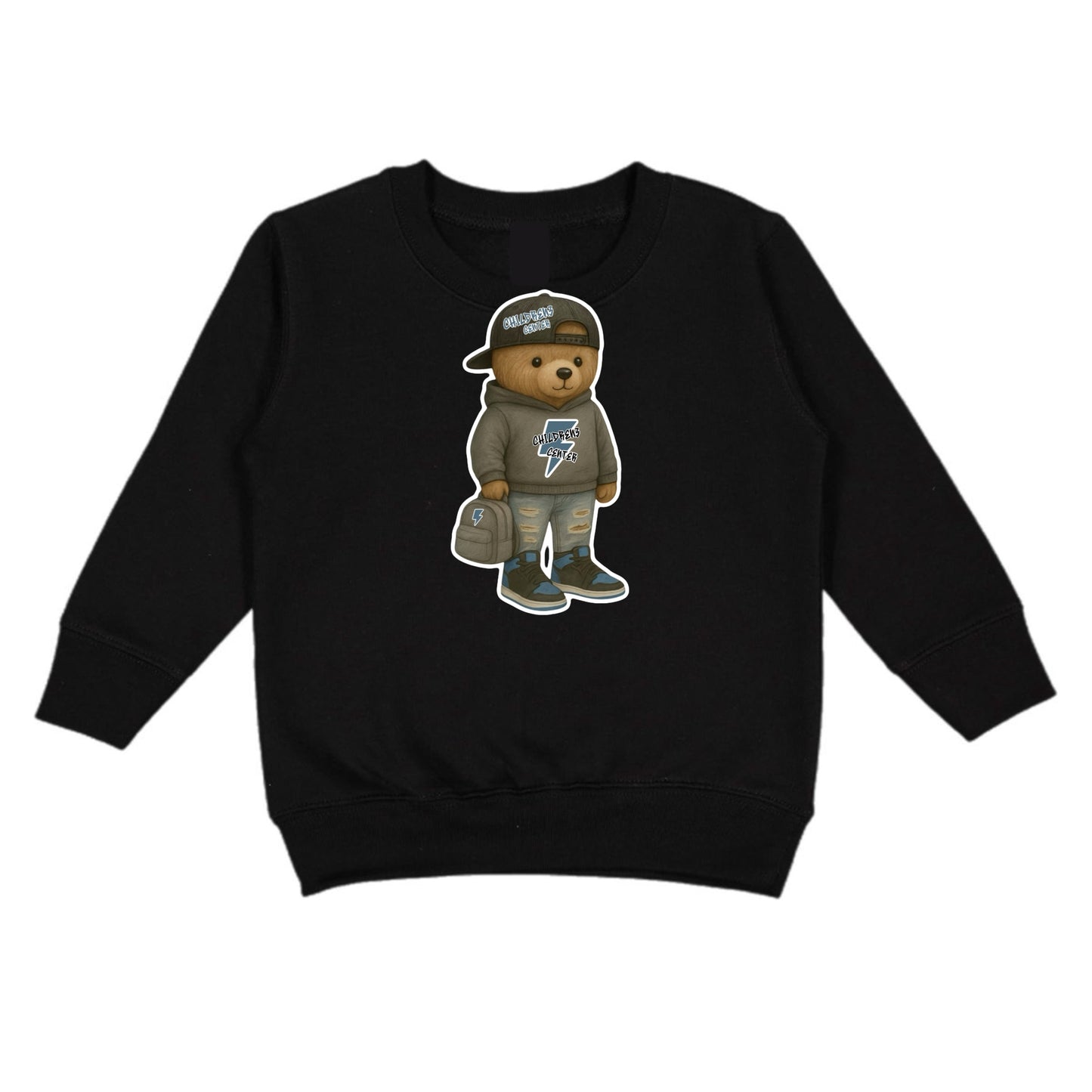 Childrenz center boy teddy bear crewneck
