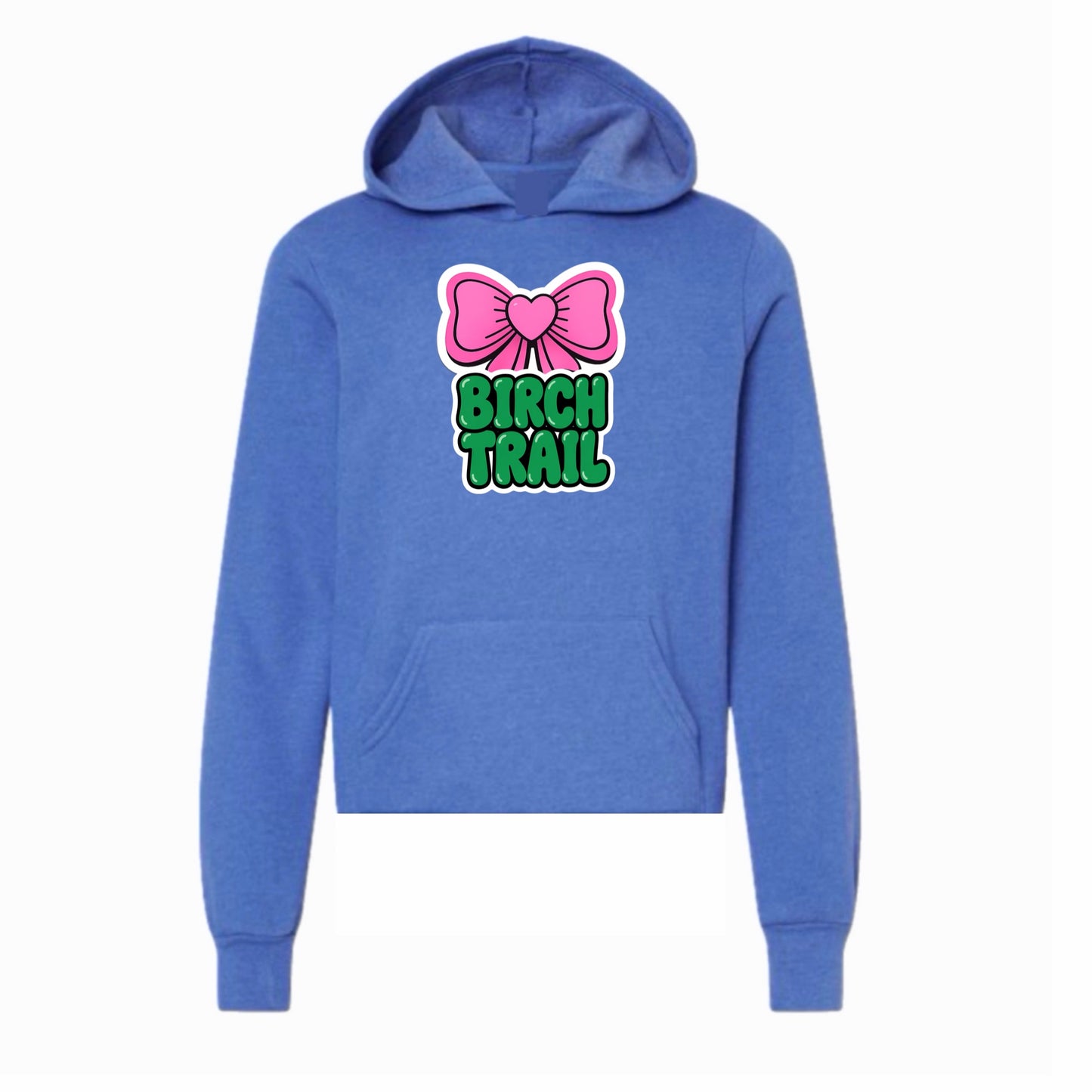 Birch Trail bow hoodie
