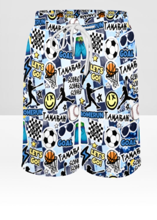TAMARAK boys blue swim suit