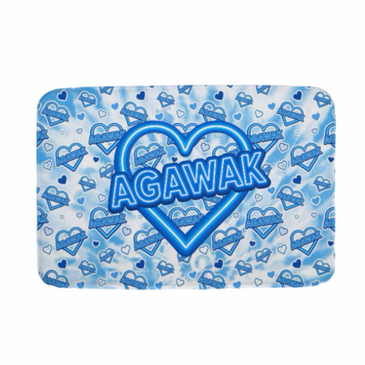 Agawak neon sign floor mat