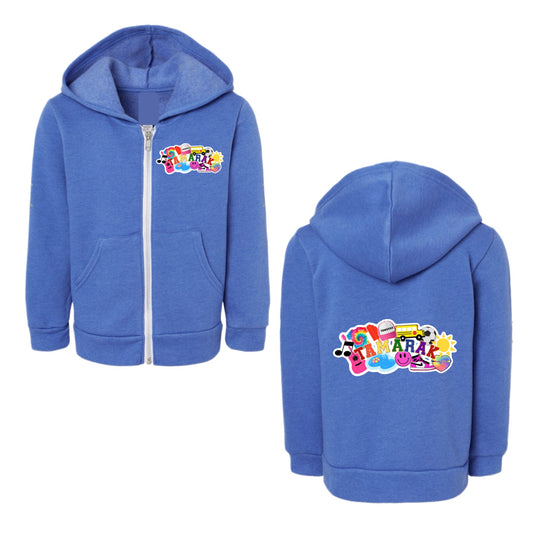 TAMARAK girls collage zip hoodie