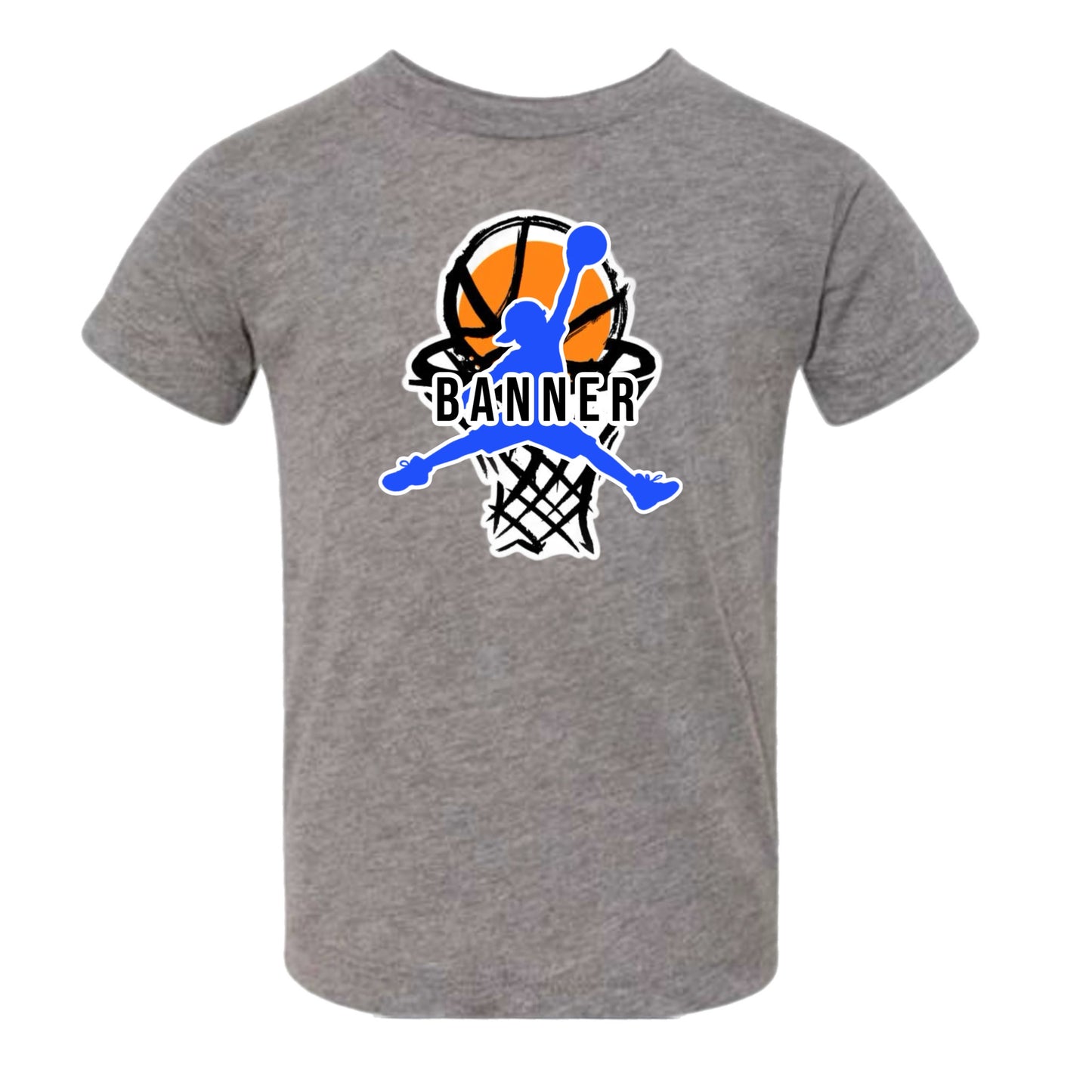 Banner boys basketball tee