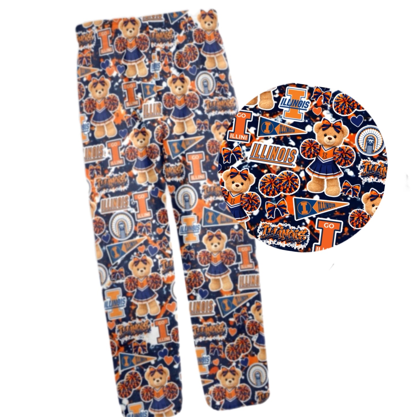 Illinois Fleece Pants- Girl's