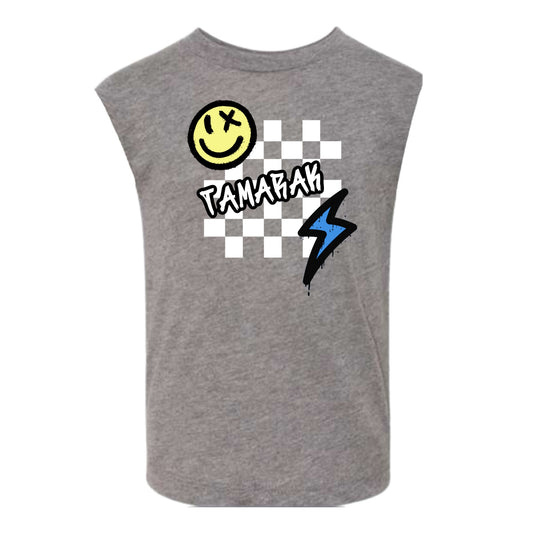 Tamarak boys checkered tank