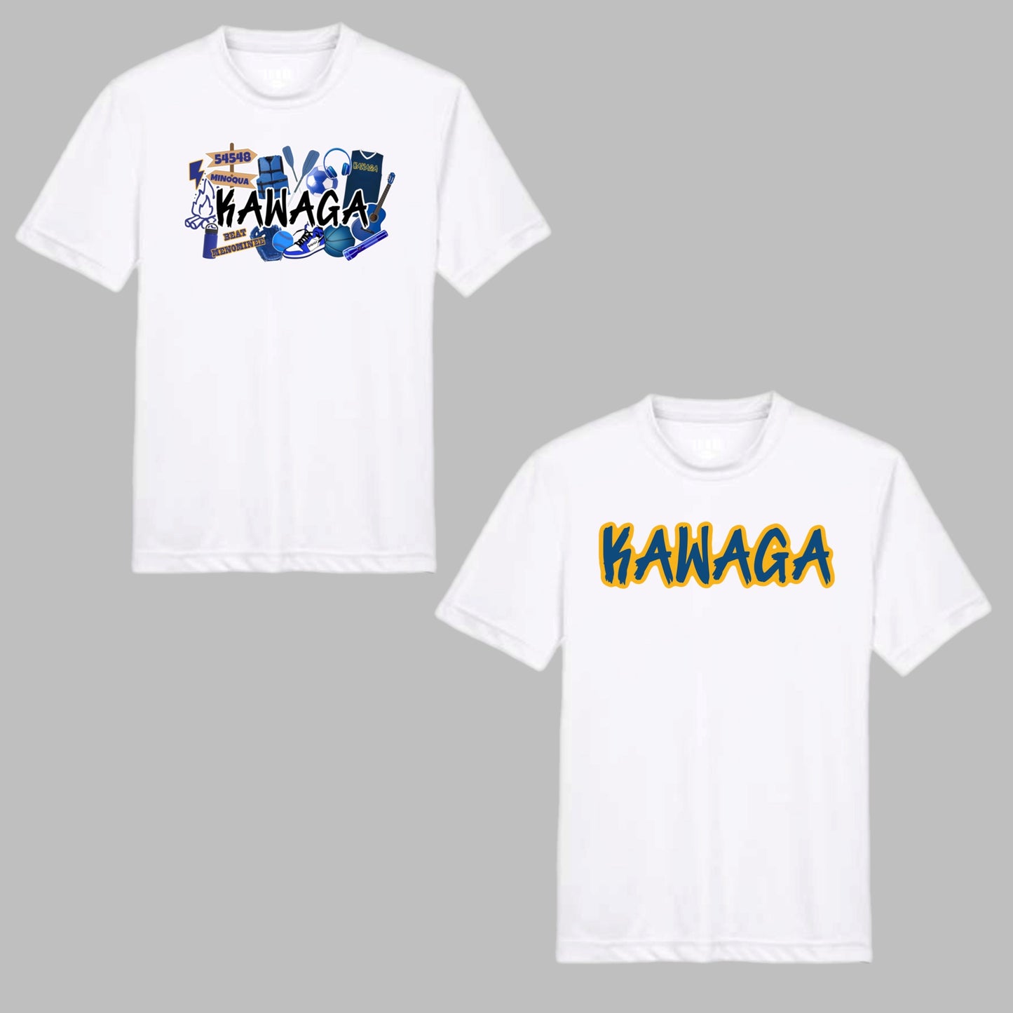 Kawaga graffiti performance tee