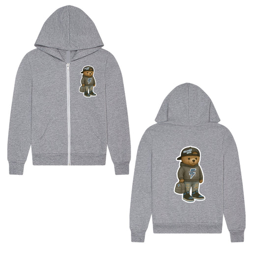 Childrenz Center boy teddy bear zip hoodie