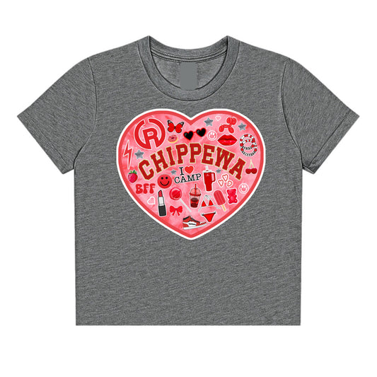 Chippewa heart tee