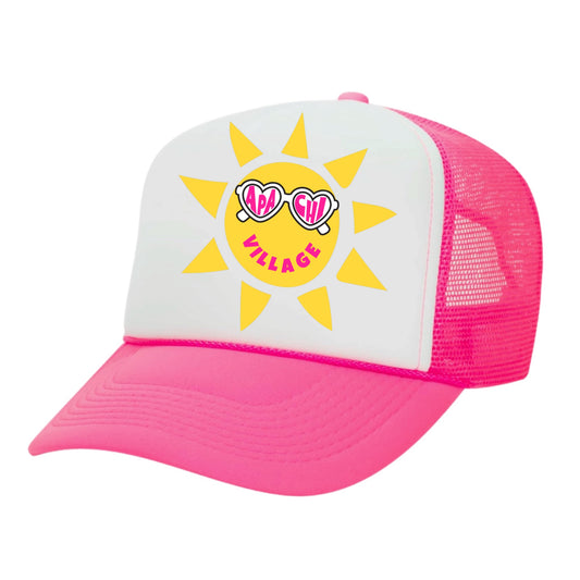 APACHI Village girls sunshine trucker hat