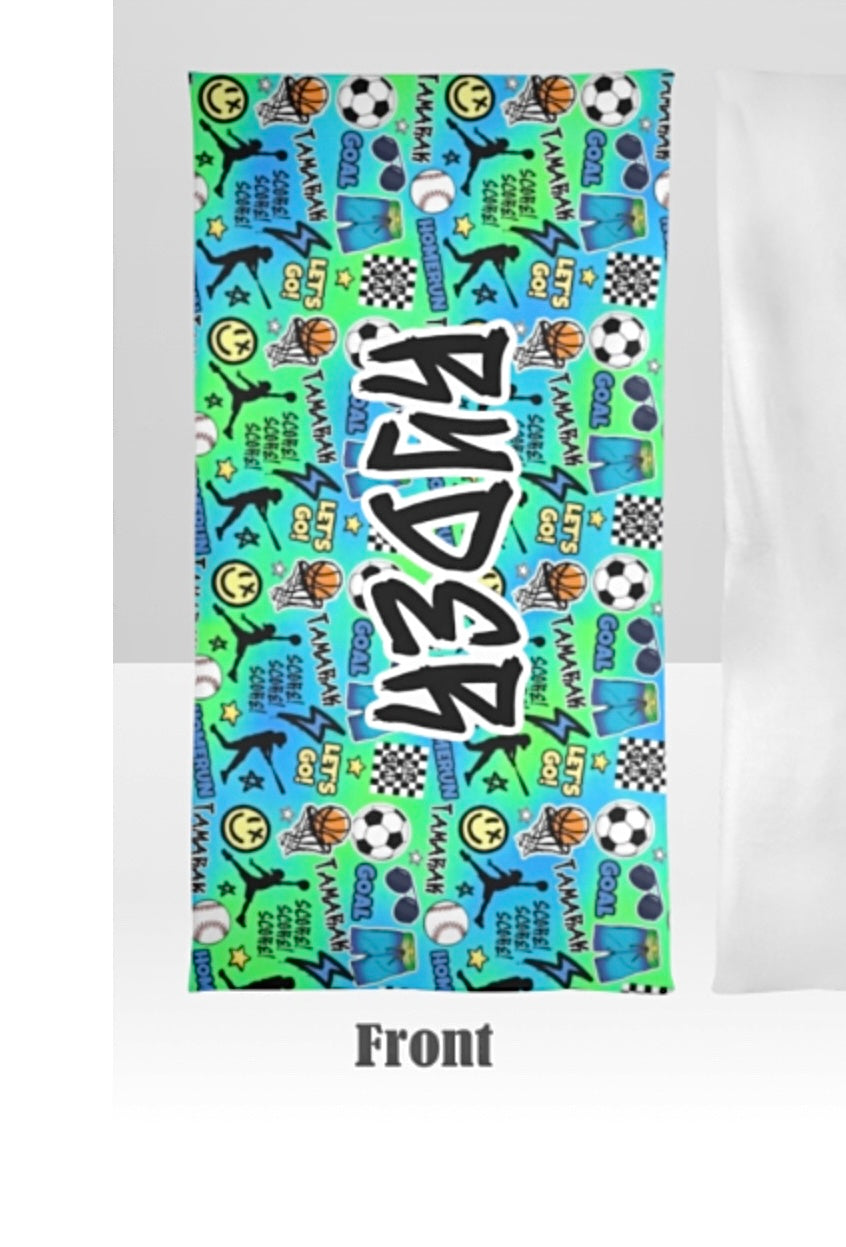 TAMARAK boys neon beach towel