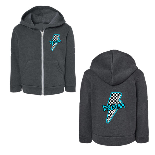 DECOMA boys bolt zip hoodie