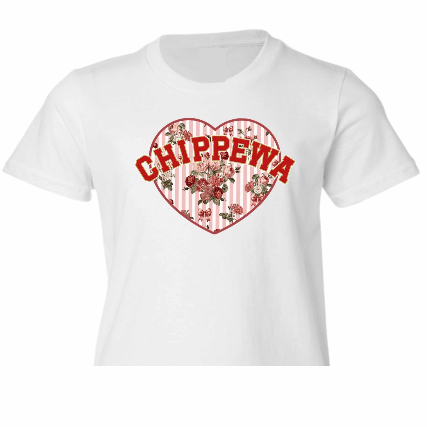 Chippewa floral heart tee