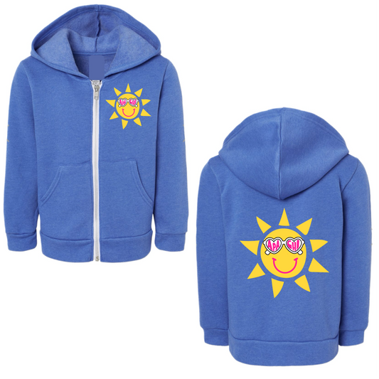 Girls Apachi sunnies zip hoodie