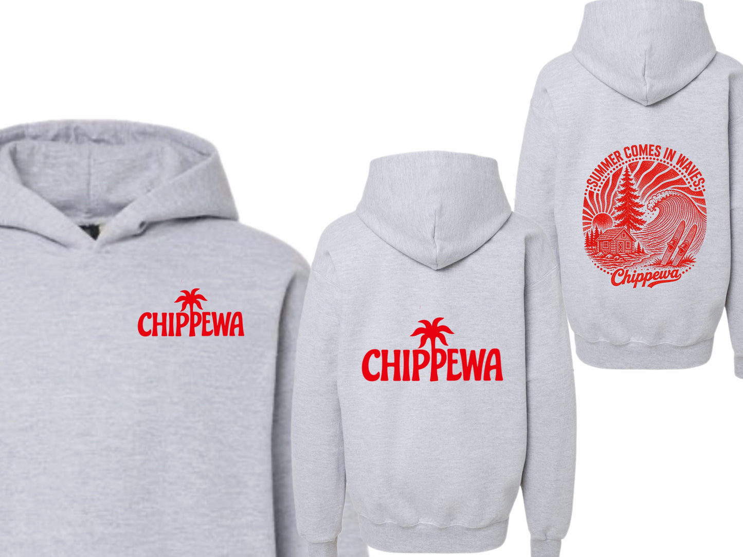 Chippewa palm hoodie