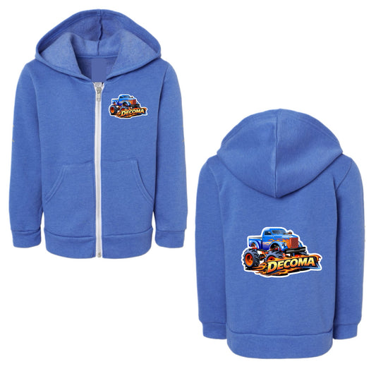DECOMA monster truck zip hoodie