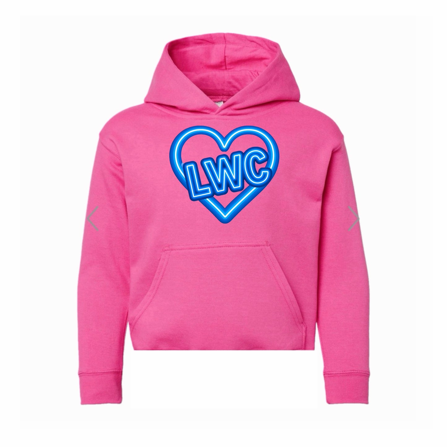 Lake of the Woods neon sign hoodie