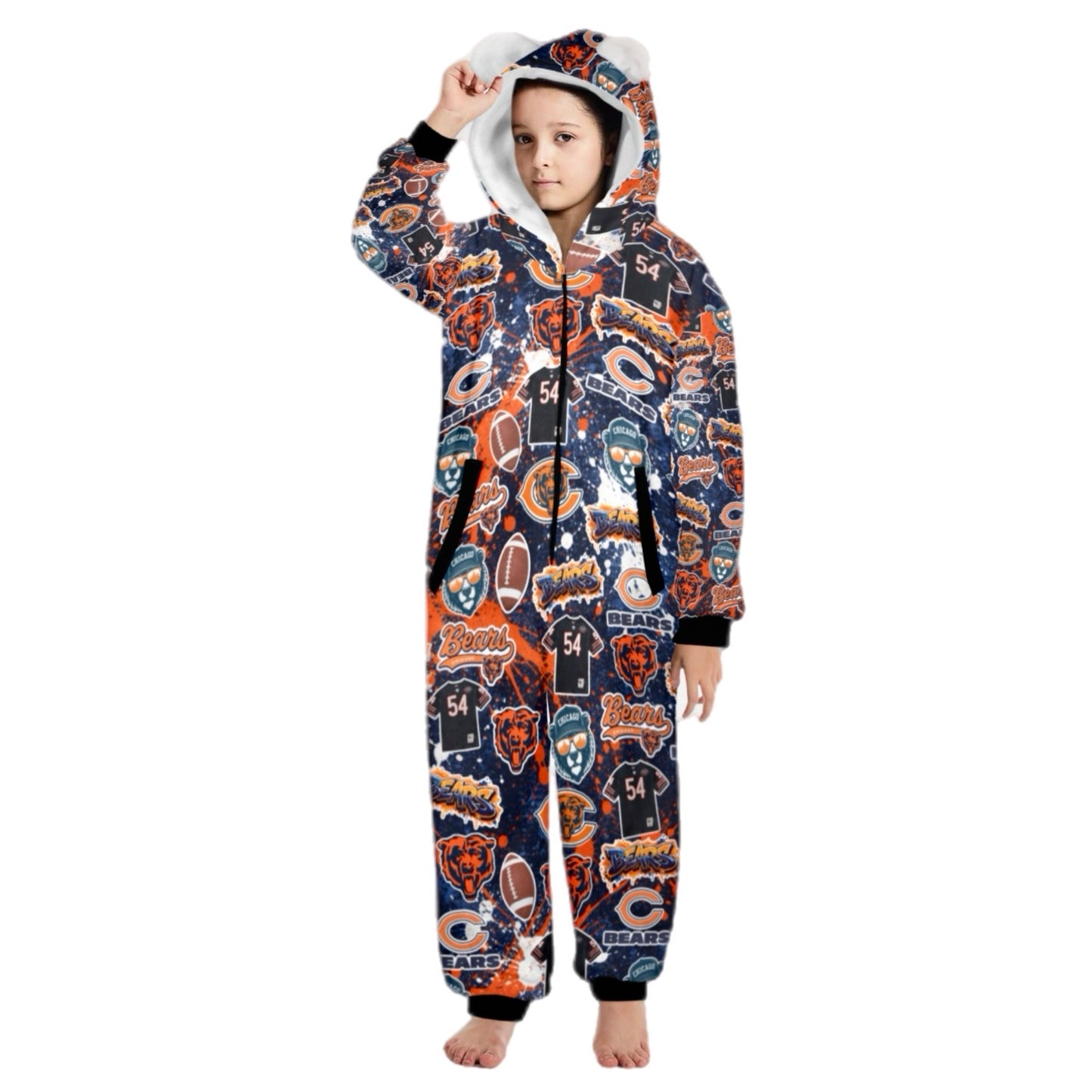 Bears Unisex Fleece Zip-Up