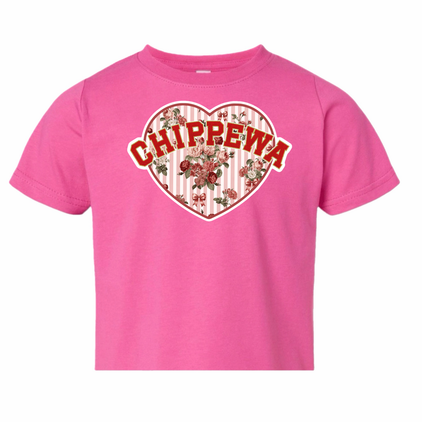Chippewa floral heart tee