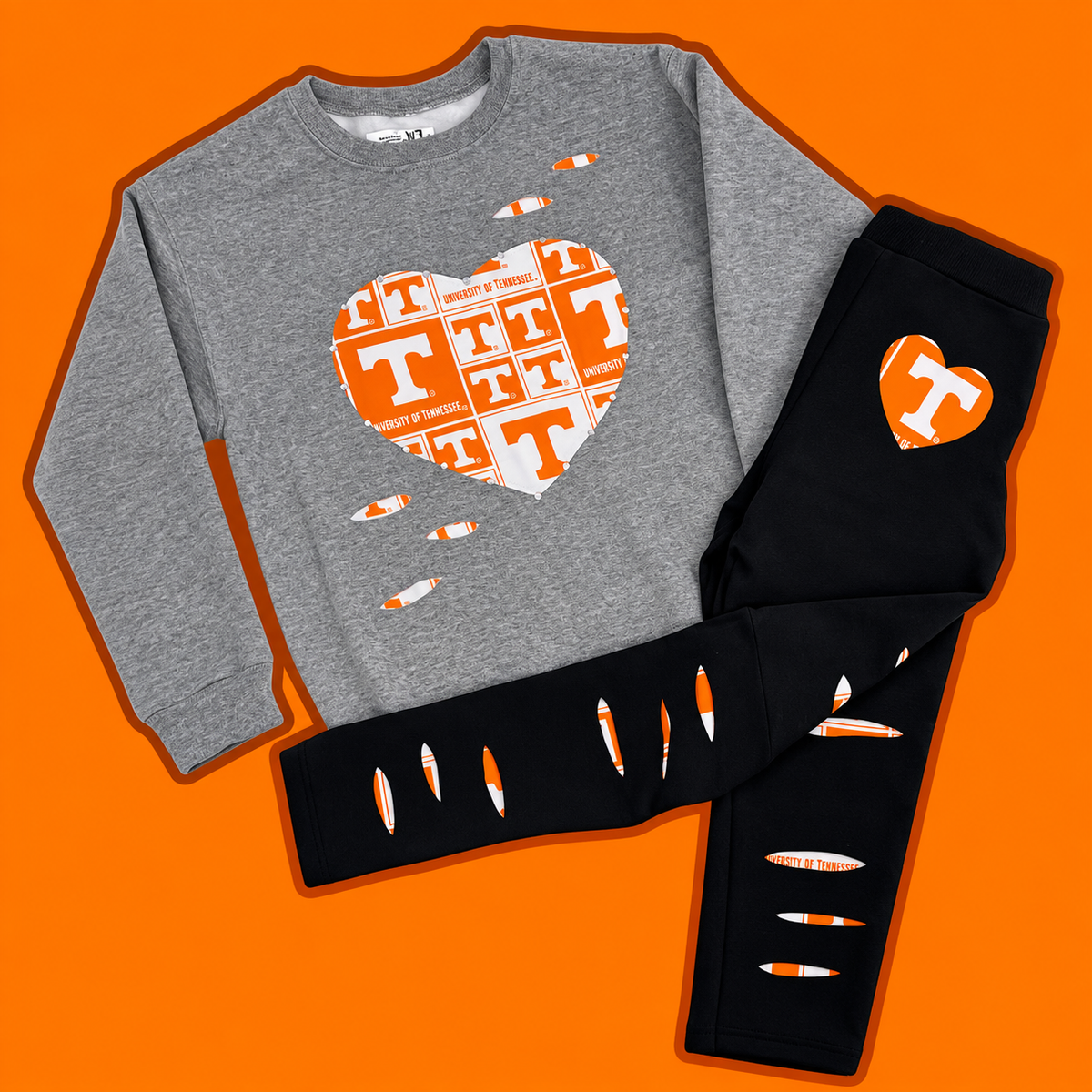 University of Tennessee Crewneck & Leggings Set