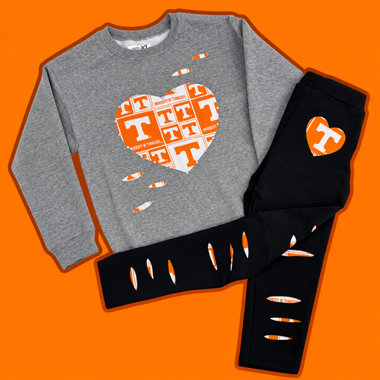 University of Tennessee Crewneck & Leggings Set