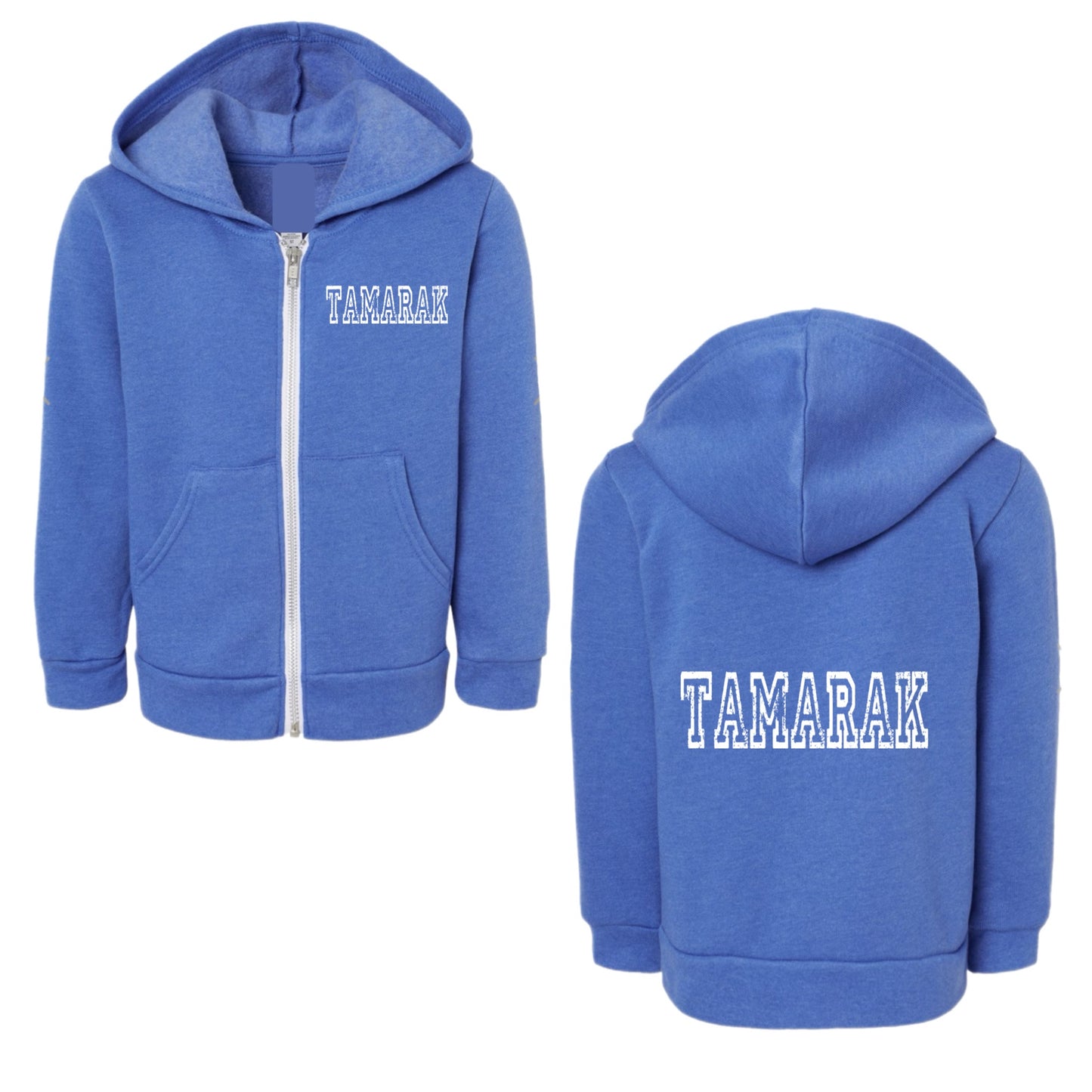 Tamarak boys varsity zip hoodie