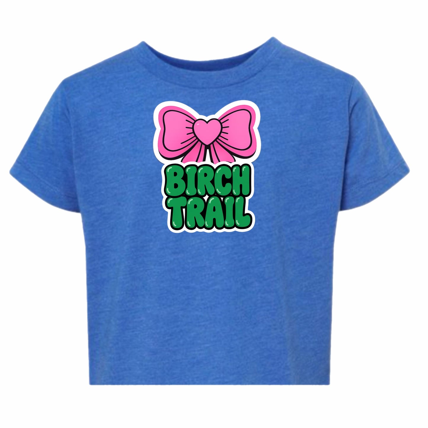 Birch Trail bow tee
